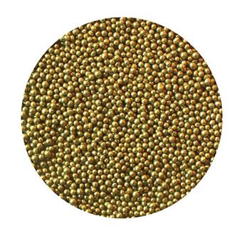 Picture of GOLD MINI SUGAR PEARLS X 1G MIN 50G